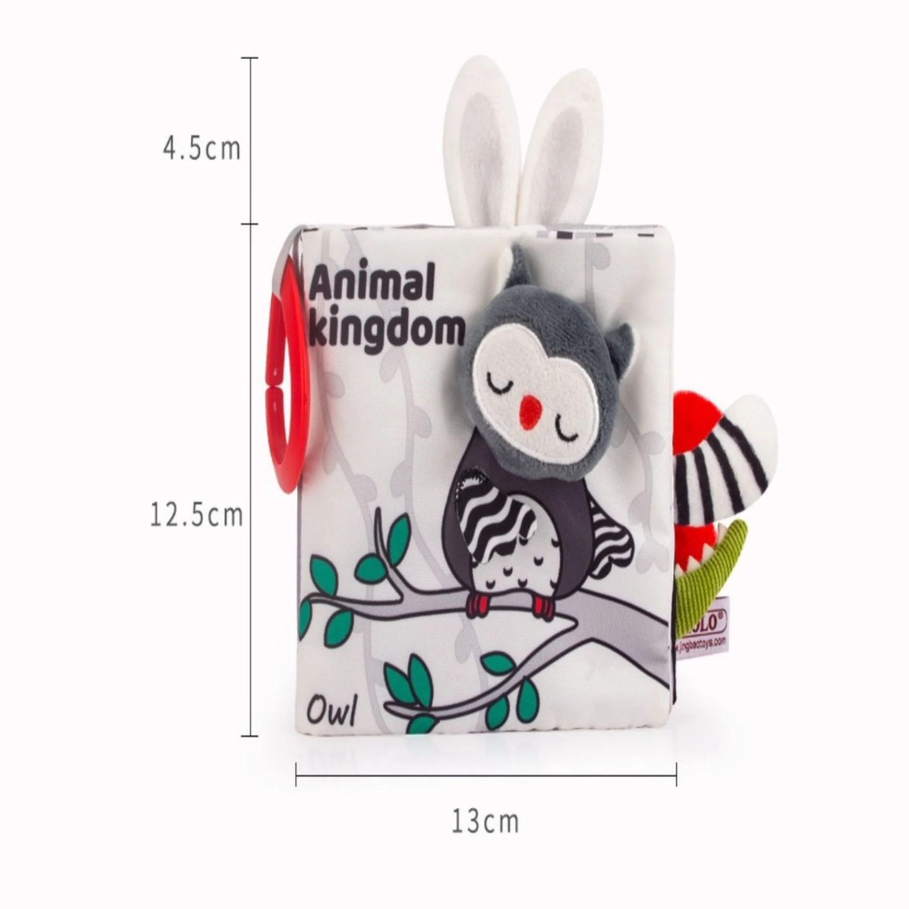 Animal Kingdom - Black&White Soft Tail Book For Babies - Image 5