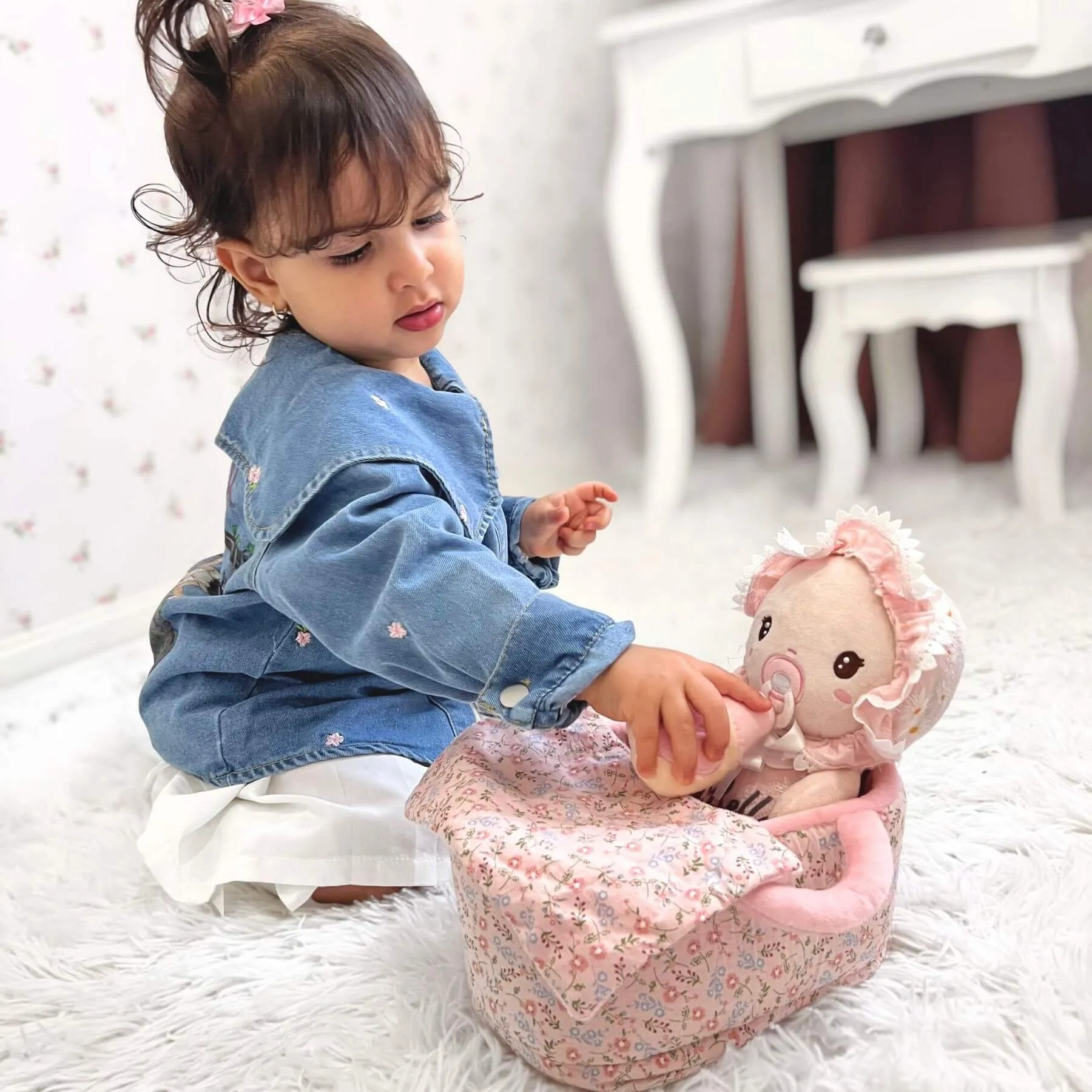 Baby Girl Crib Playset - Image 5