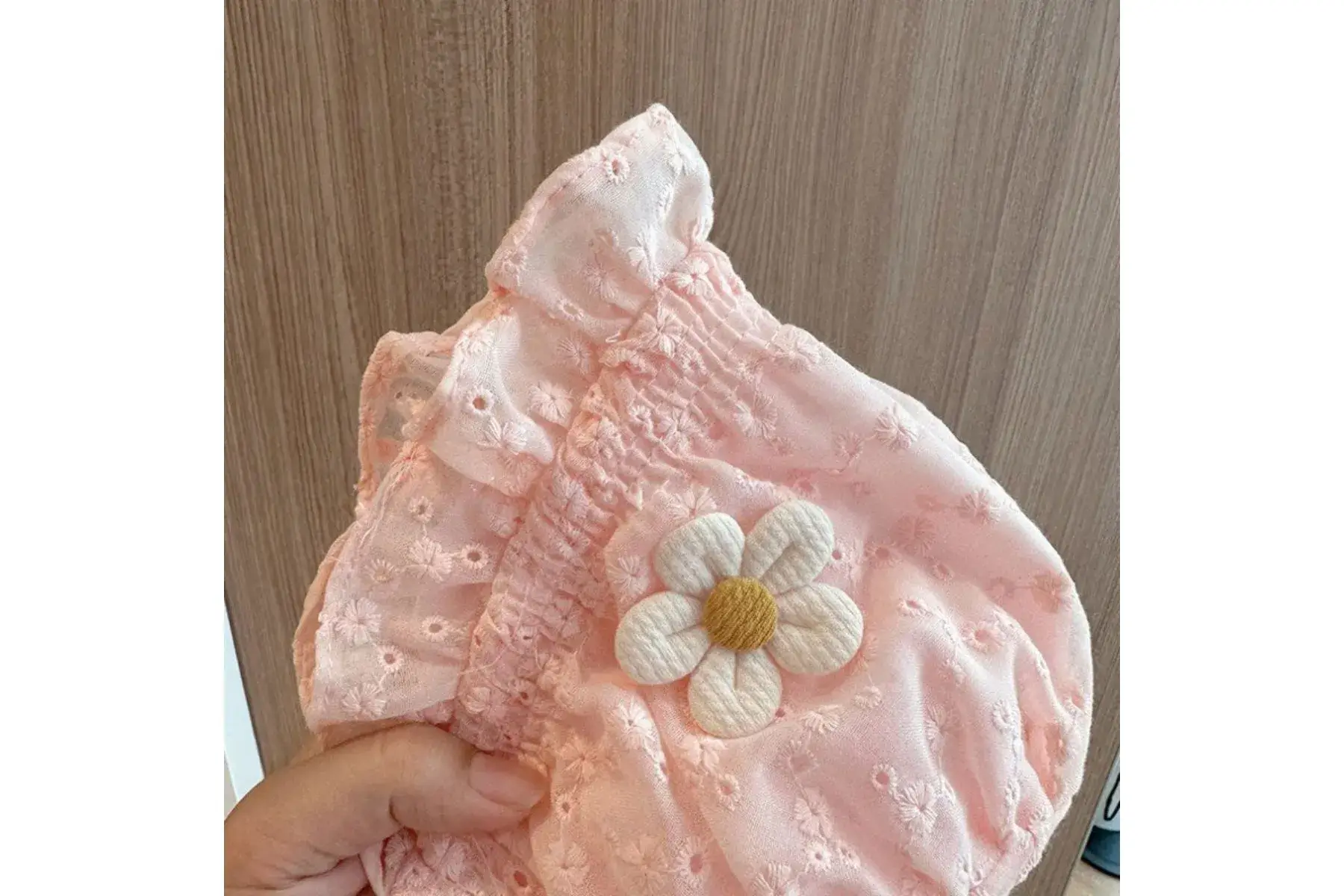 Baby Lace Ruffle Hat - Image 3