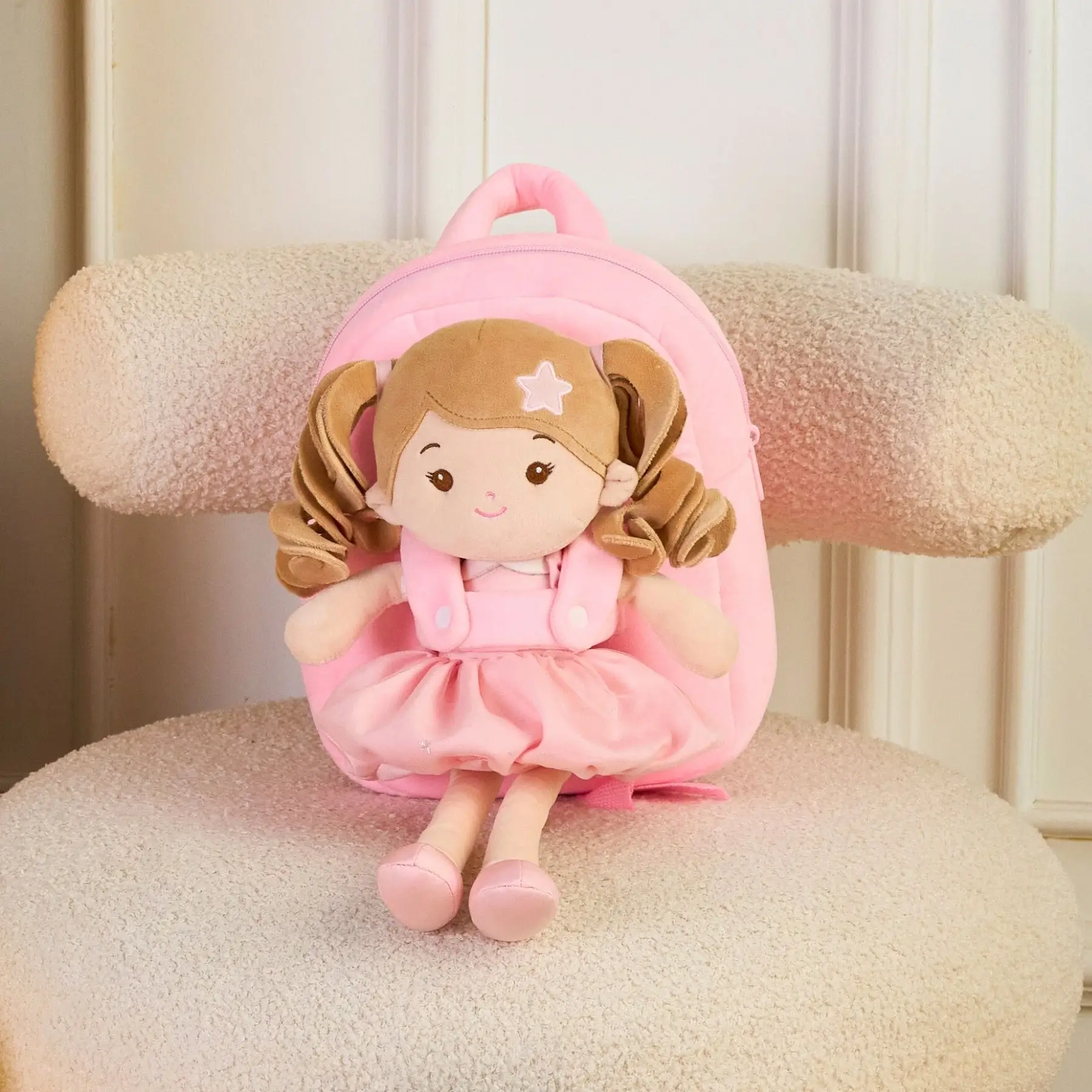 Personalized Princess Starlet Doll Backpack - Pink - Image 4