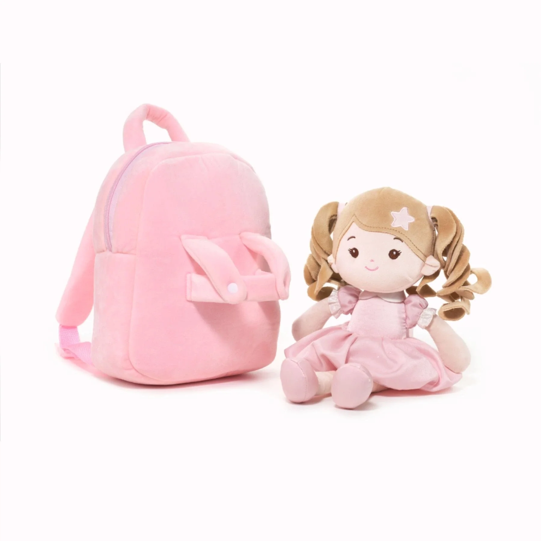 Personalized Princess Starlet Doll Backpack - Pink - Image 5