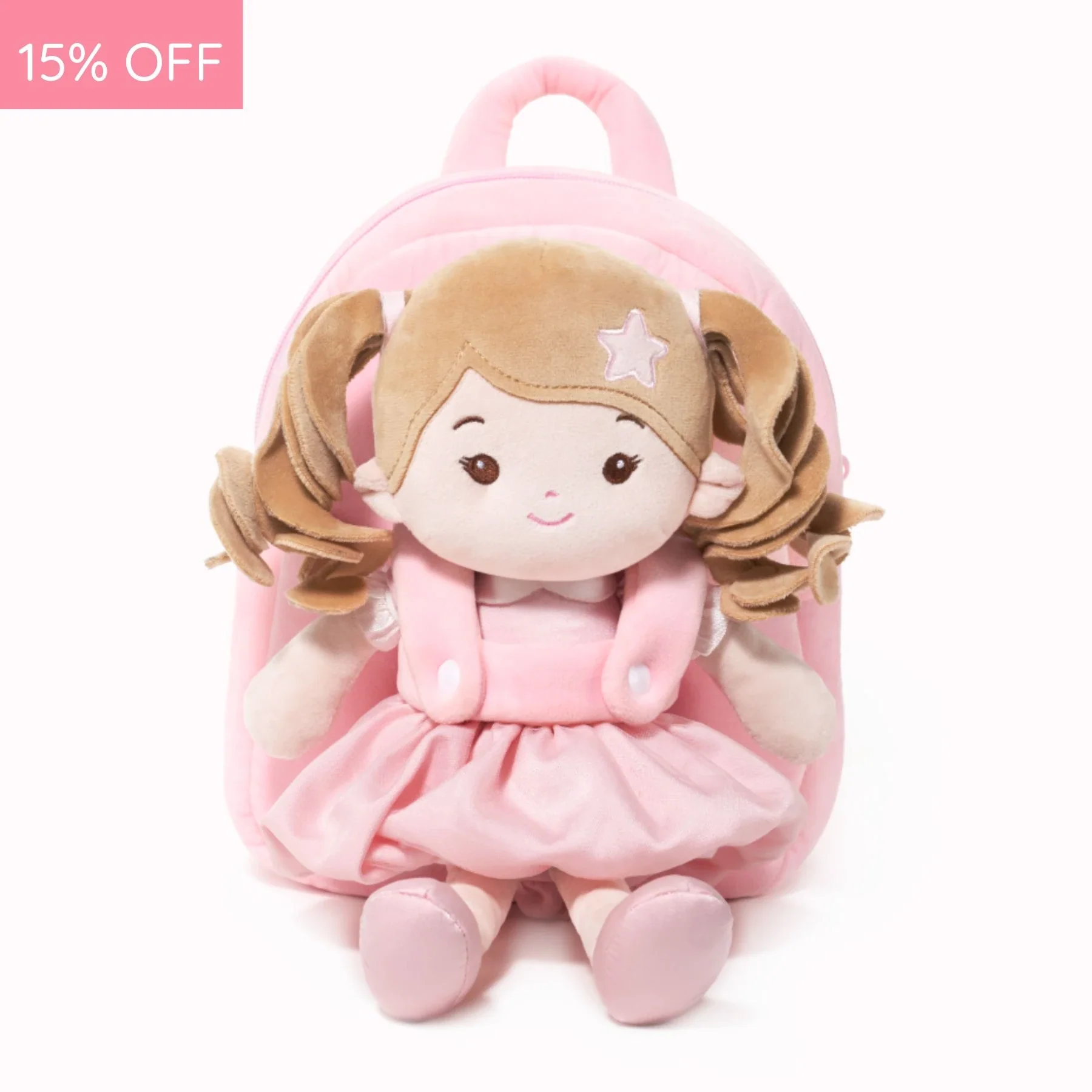 Personalized Princess Starlet Doll Backpack - Pink - Image 7
