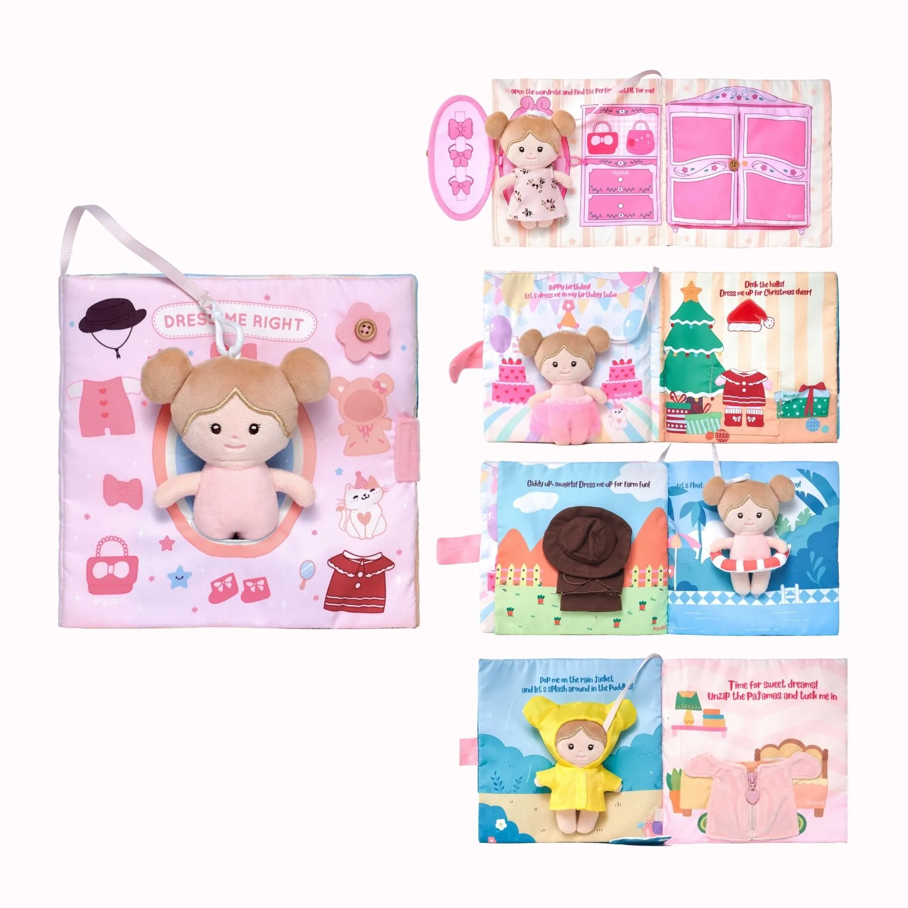 Dress Me Right - Personalized Montessori Soft Book - Image 3