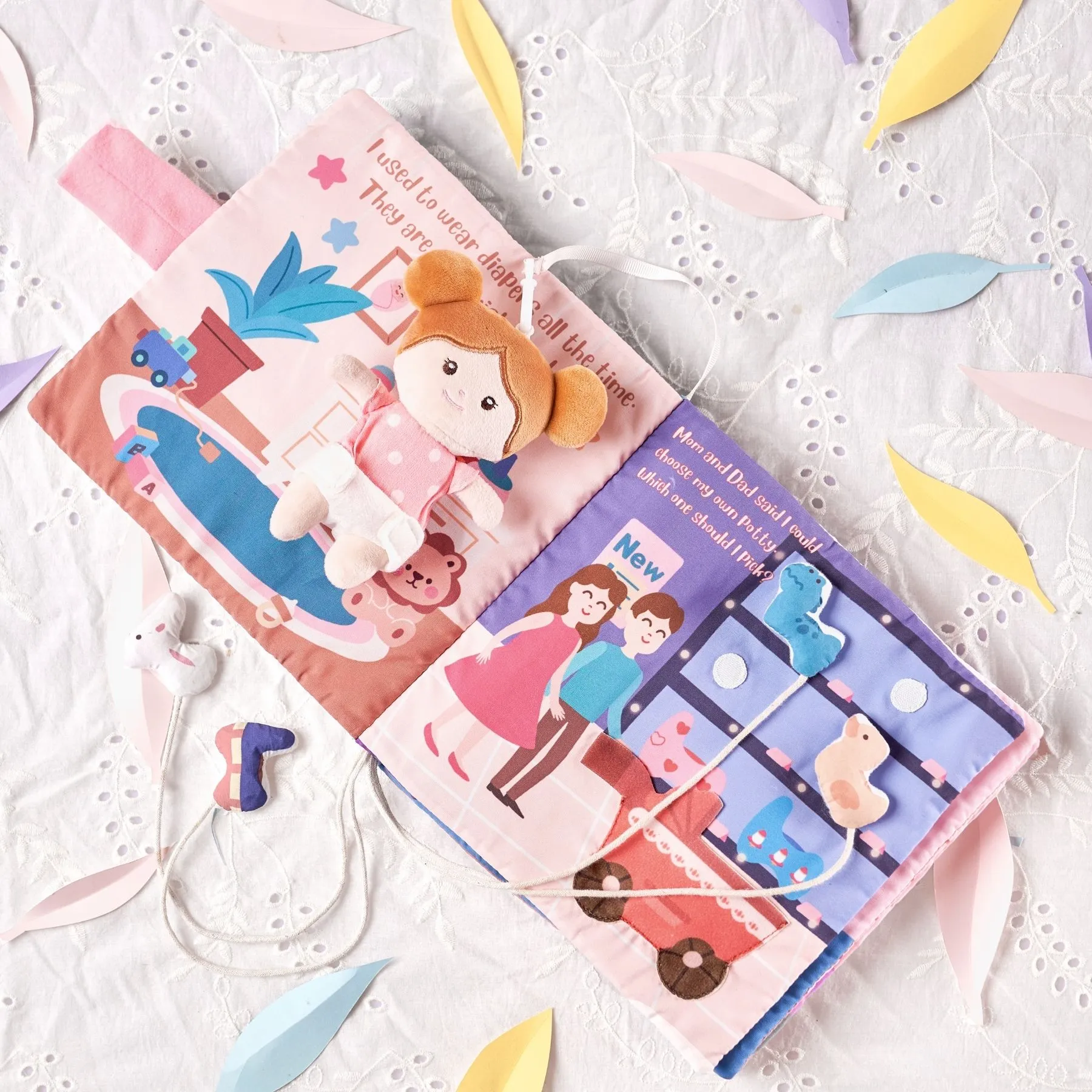 Hello Potty - Personalized Montessori Soft Book - Image 5