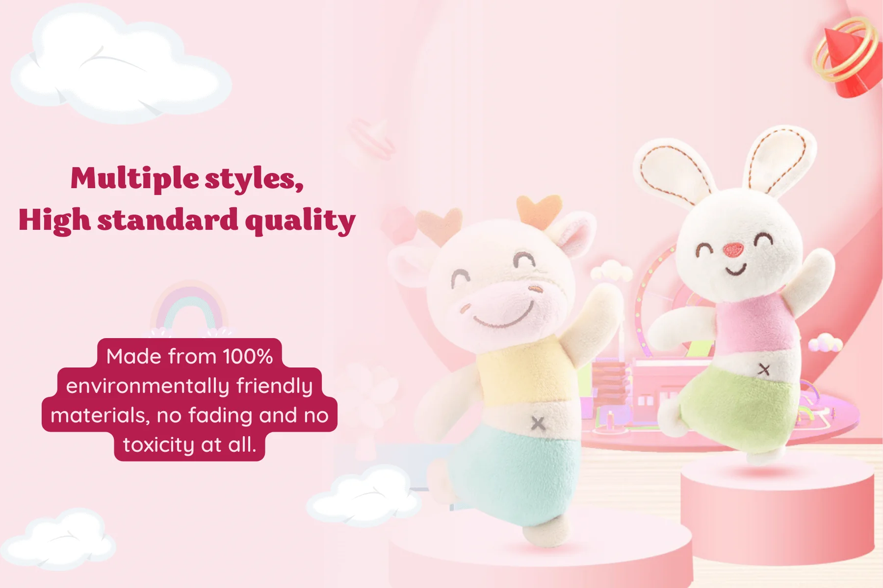 Leyadoll - Soft Baby Rattle Toy - Image 5