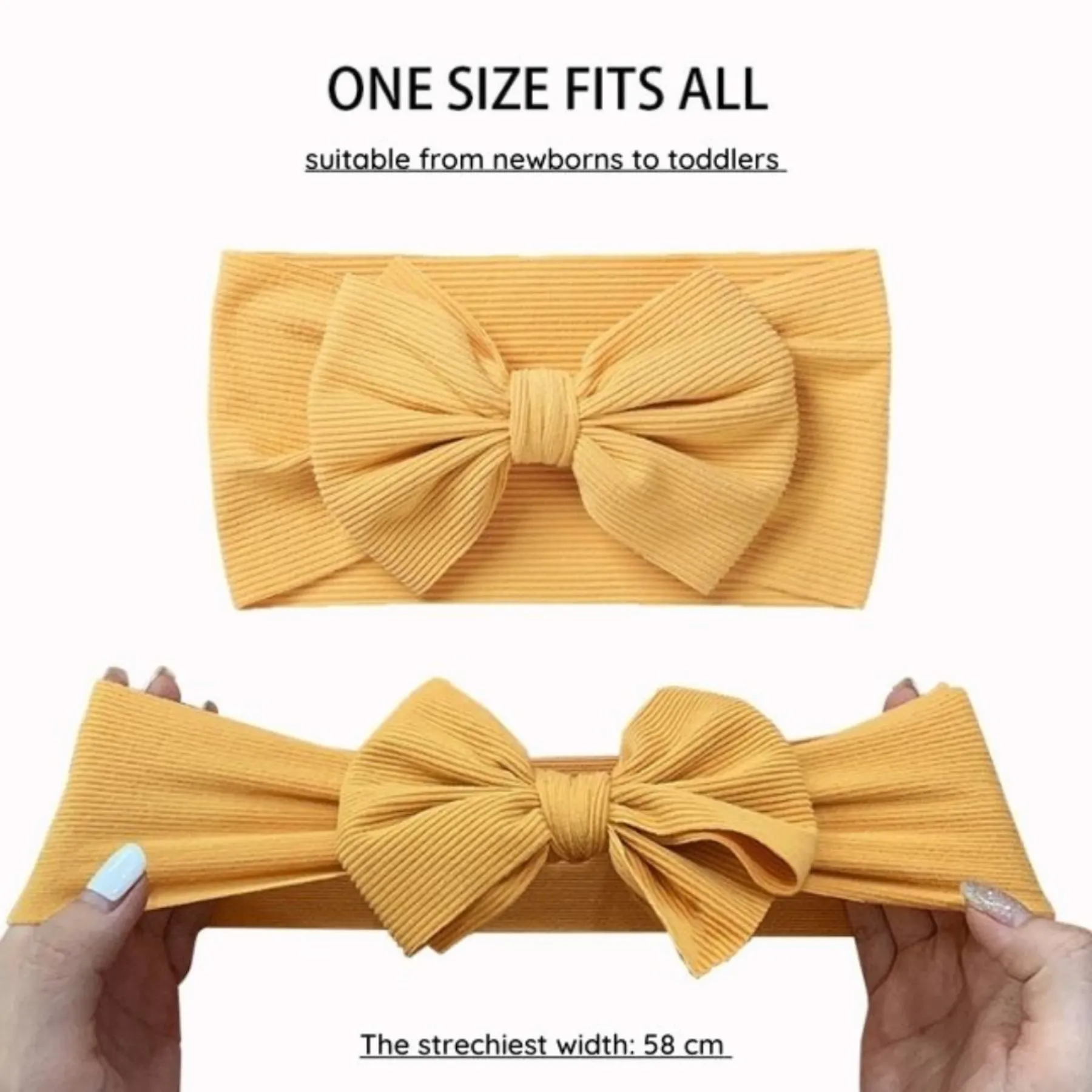 Leyadoll Headband Set - Handmade Baby Girl Headbands and Bows 3PCS - Image 3