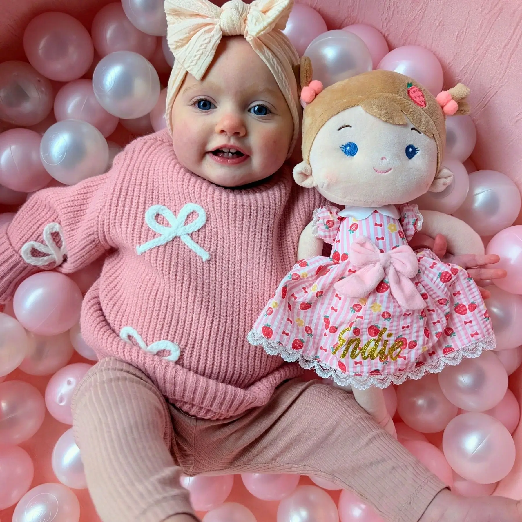 Leyadoll Soft Plush Personalized Leya Doll, My First Baby Doll - Image 6