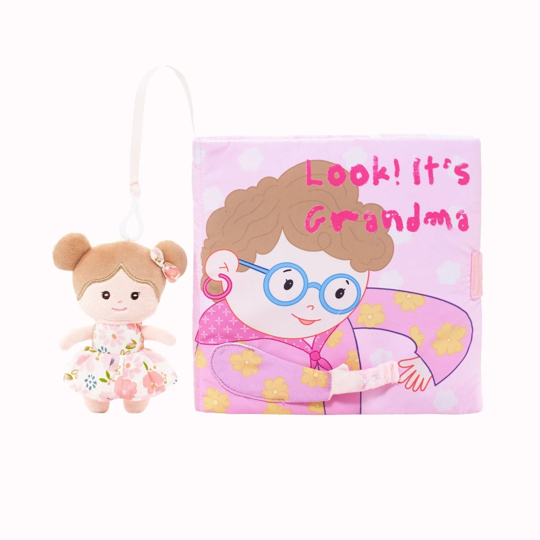 Look! It's Grandma - Personalized Montessori Soft Book - Image 8