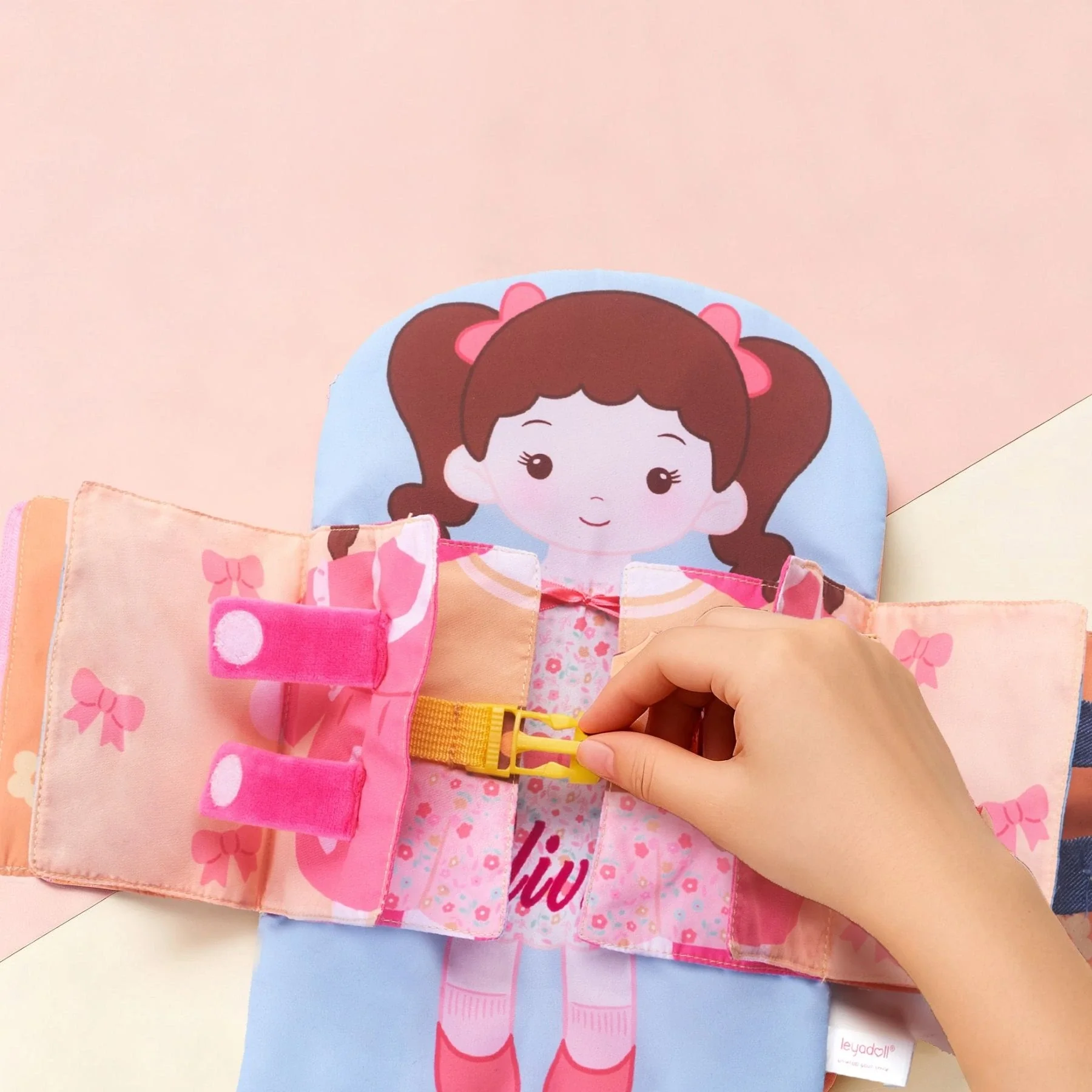 Molly Knows How To Wear - Personalized Montessori Soft Book - Image 6