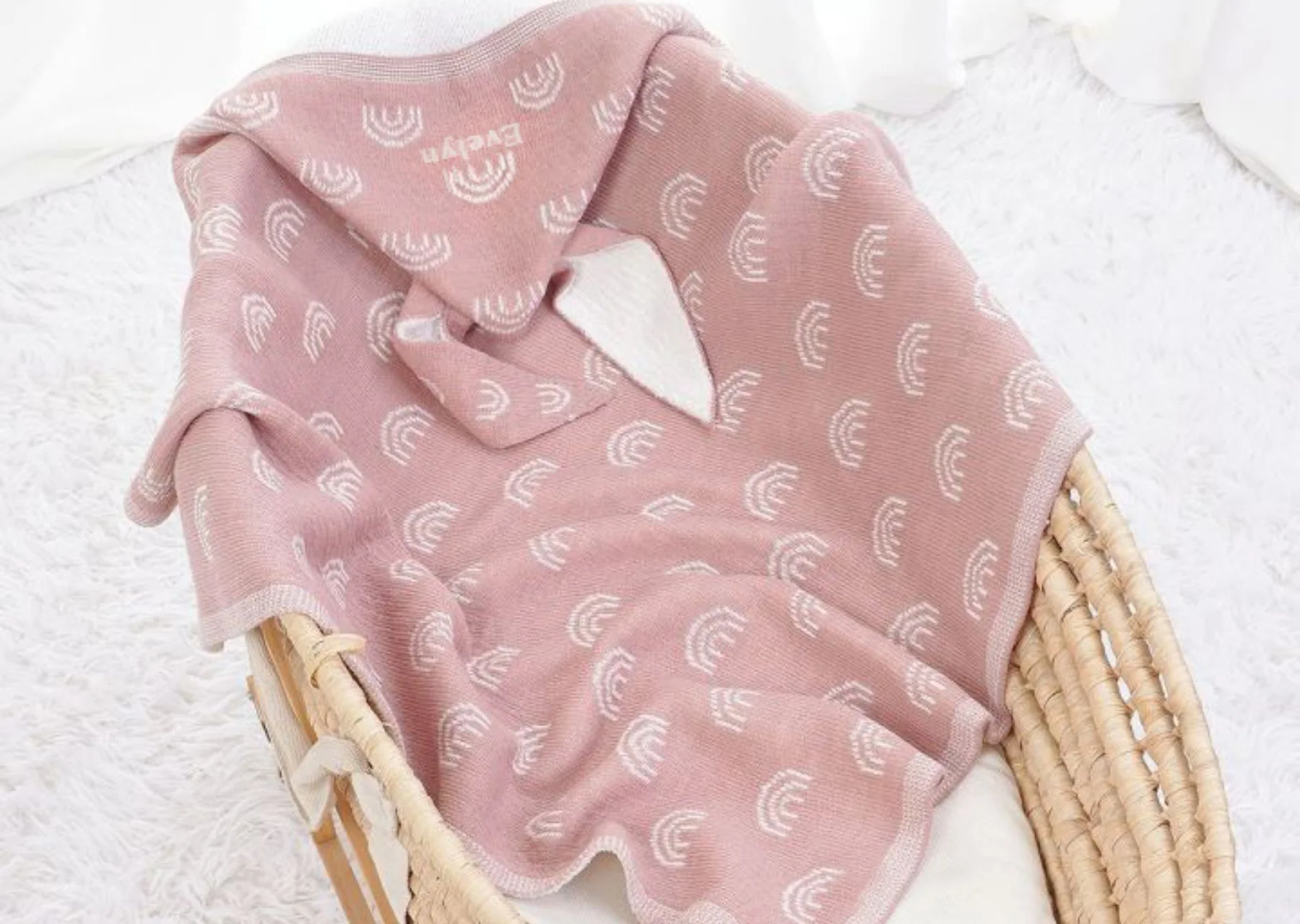 Personalized Bunny Hoodie Blanket - Image 3