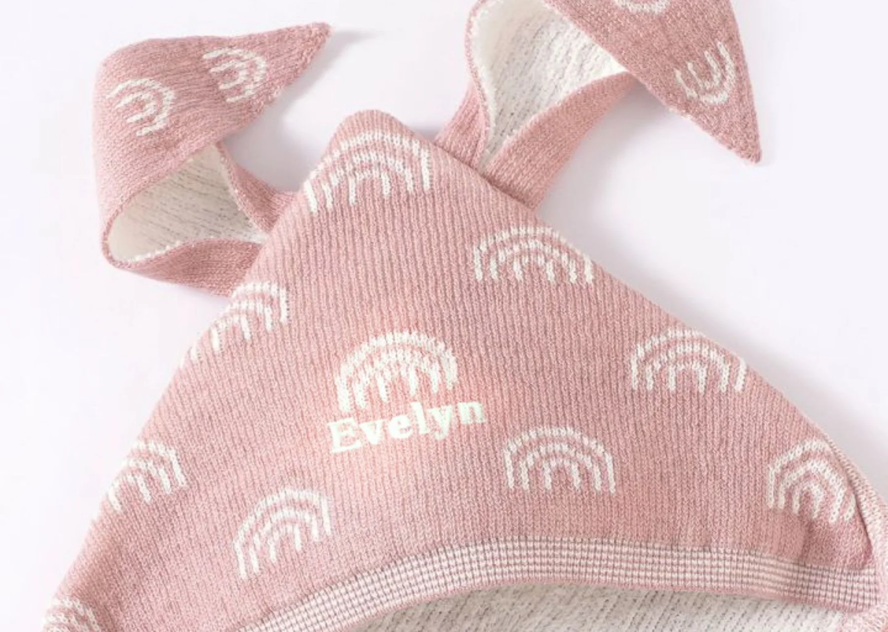 Personalized Bunny Hoodie Blanket - Image 4