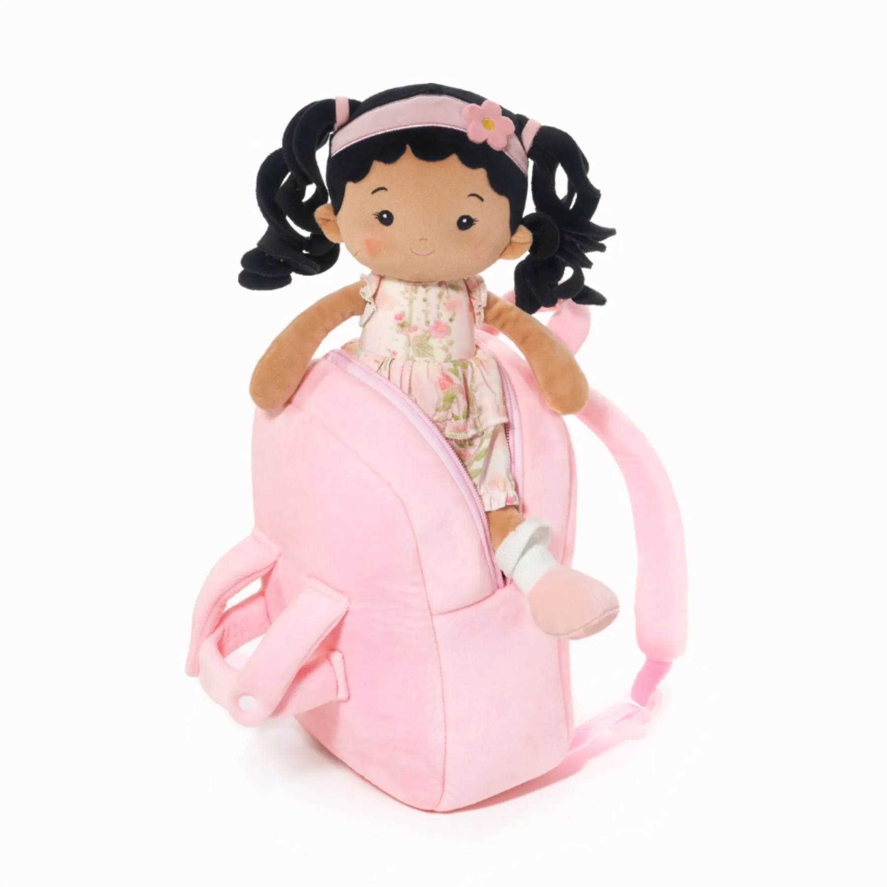Personalized Princess Petal Doll Backpack - Pink - Image 6