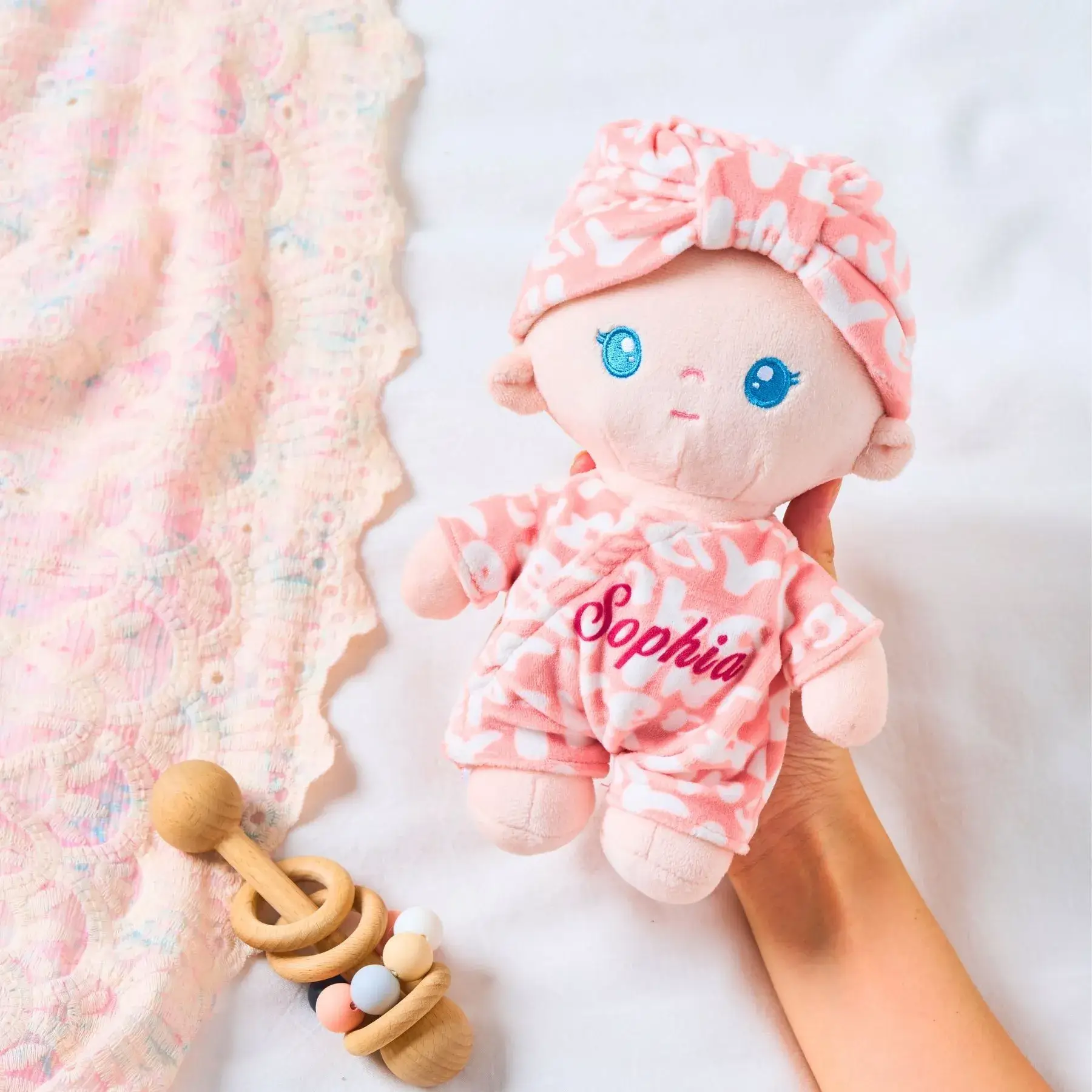 Personalized Pudding Baby Girl - Light - Image 6