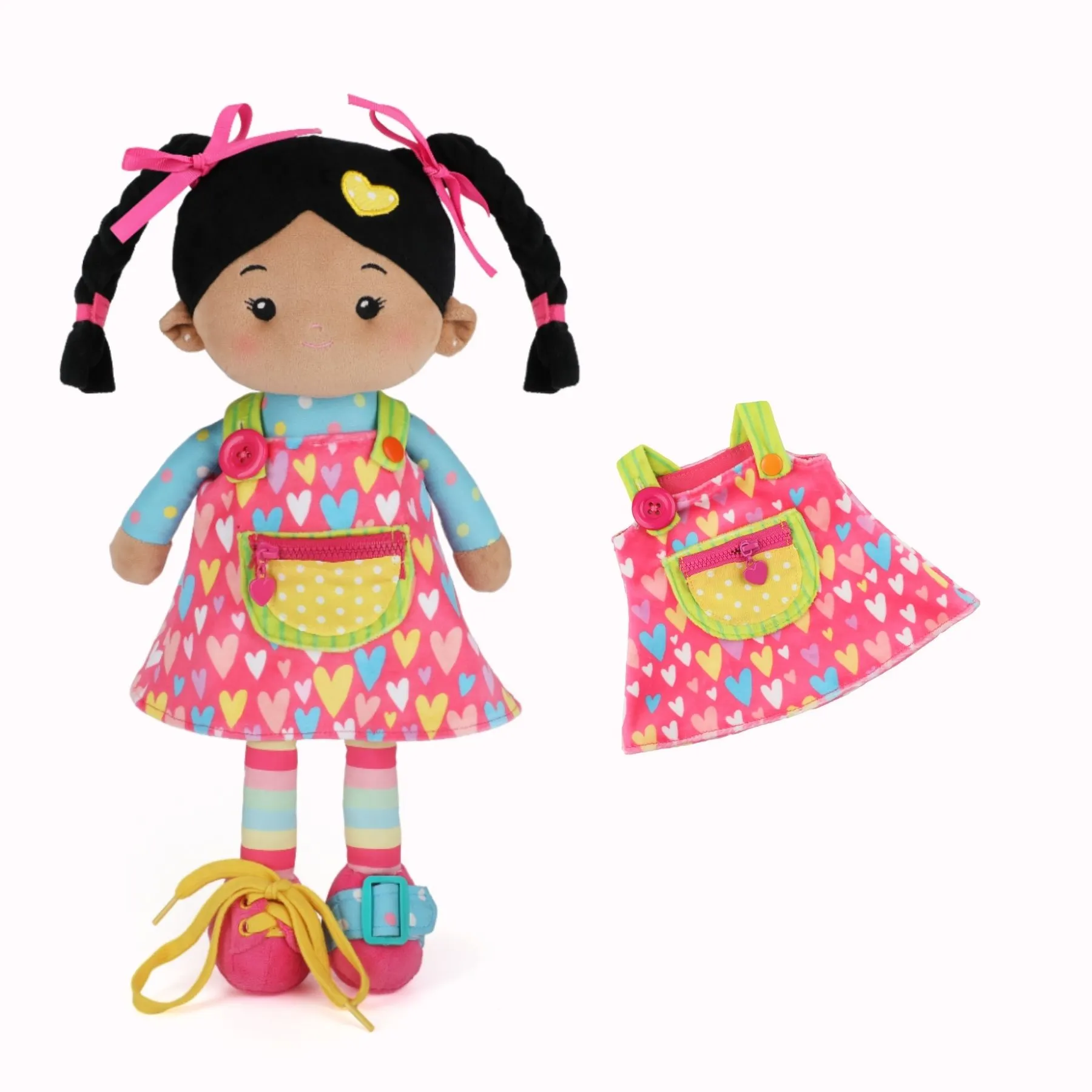 Personalized Sunnyheart Girl (2 Skin Tones) - Montessori Doll - Image 10