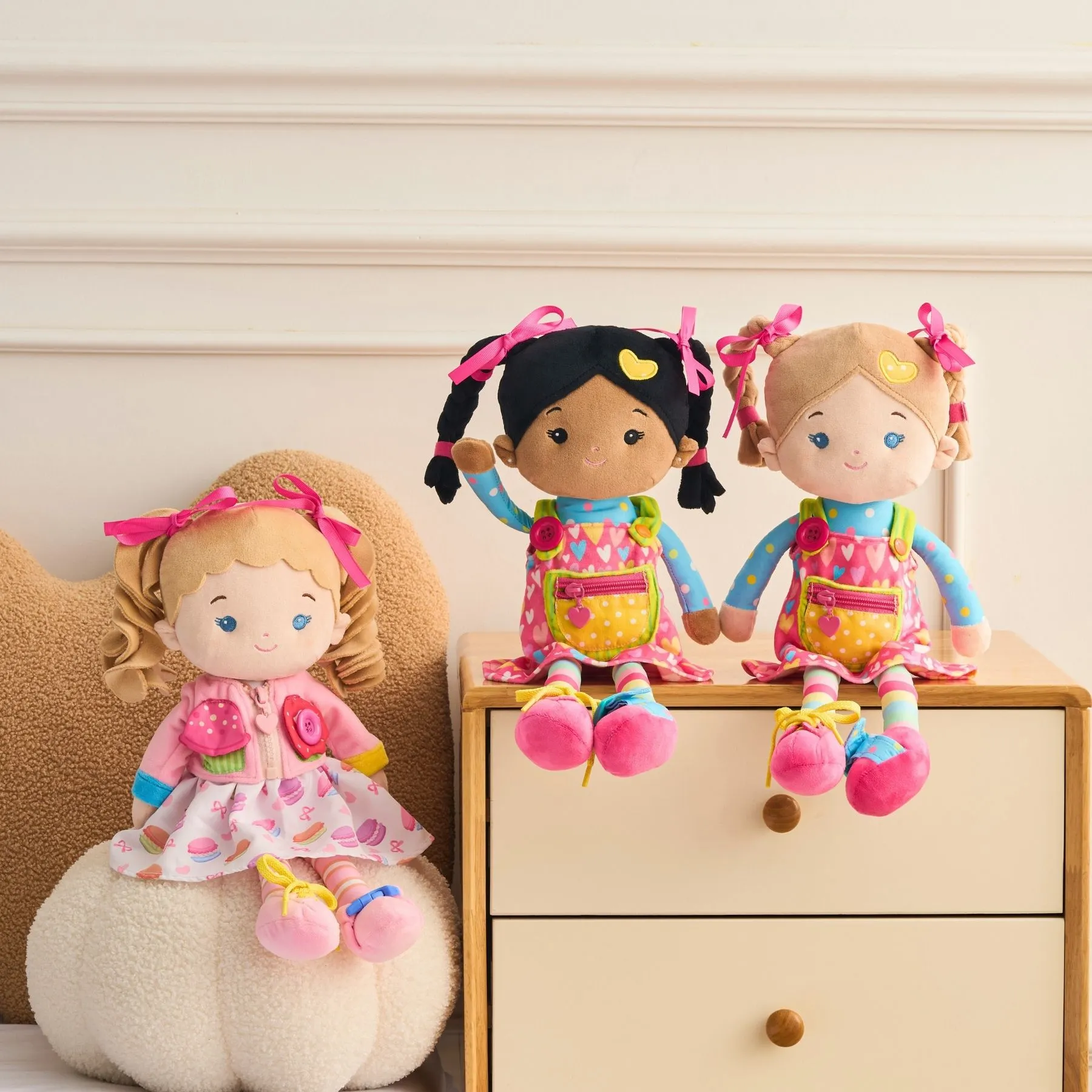 Personalized Sunnyheart Girl (2 Skin Tones) - Montessori Doll - Image 9
